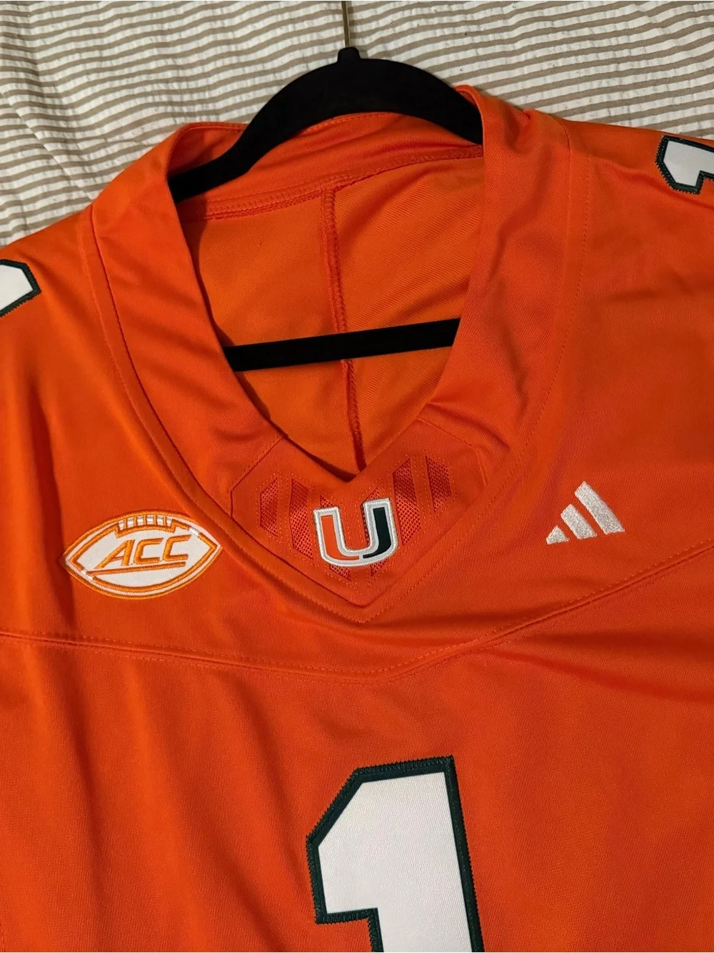 Malachi Toney #1 Jersey Miami Hurricanes